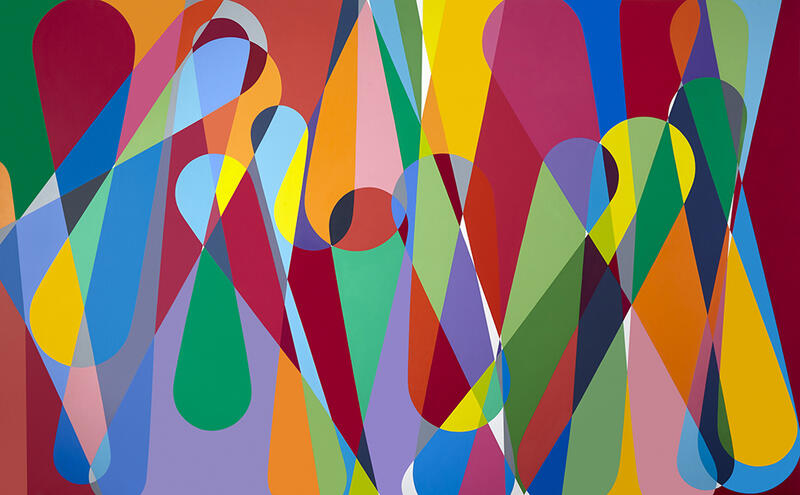 Graciela Hasper, Untitled . Acrylic on canvas / Sin título. Acrílico sobre tela. 280x450 cm. Graciela Hasper, Untitled . Acrylic on canvas / Sin título. Acrílico sobre tela. 280x450 cm.