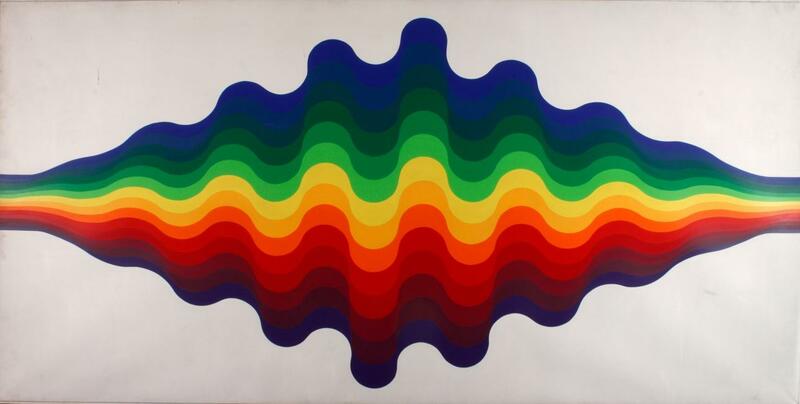 Julio Le Parc, Ondas 110 Nº8, 1974. Ph: Cortesía Atelier Julio Le Parc.