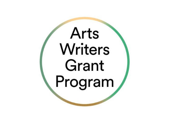 2020 ARTS WRITERS GRANT APPLICATION IS NOW OPEN