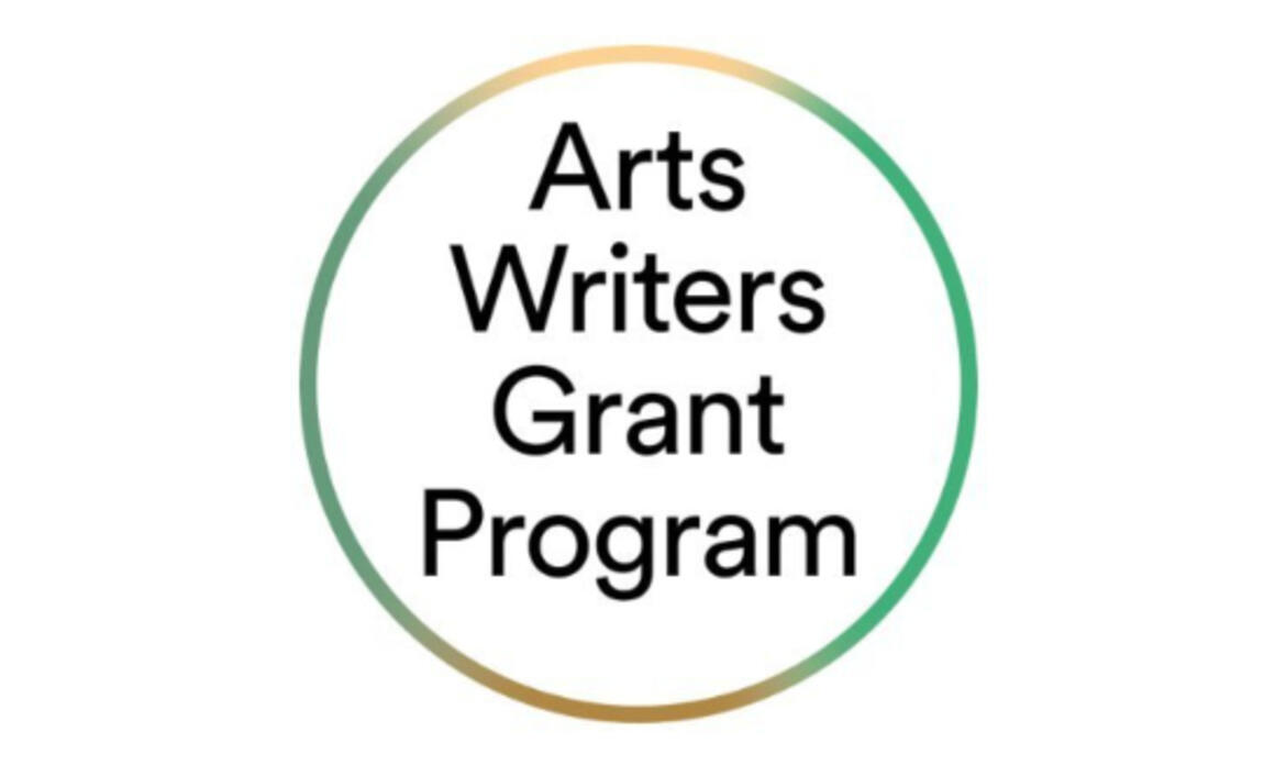 2020 ARTS WRITERS GRANT APPLICATION IS NOW OPEN