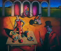 S/T, acrílico sobre tela, 120 x 100 cms, 2001