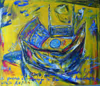 "Alma Mía", acrílico sobre tela, 120 x 140 cm, 1999