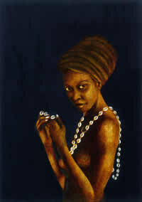 "Sensaciones", técnica mixta, 65 x 92 cm, 2001