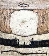 "Rito", acrílico sobre tela, 100 x 90 cm