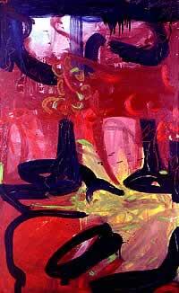 "Bodegón", óleo sobre tela, 172 x 107 cm