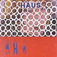 "Haus", acrílico/mazonite, 122 x 122 cm