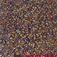 "El gran baile", acrílico sobre tela, 180 x 180 cm