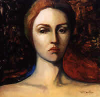 "Deep inside", óleo sobre tela, 32" x 32"