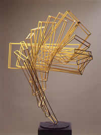 "Amsterdam", acero pintado, 150 x 127 x 80 cm, 2000