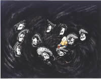 THE MILK OF THE MANIPULATOR, Técnica mixta, 190 x 270 cm