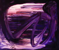 "Light Body", 2002, Acrilico sobre tela,  63 x 76 cm.