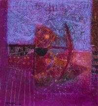 "Pájaro imposible" Oleo s/tela