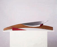 "No siempre" Metal -  Madera. 43 x 5 cm.