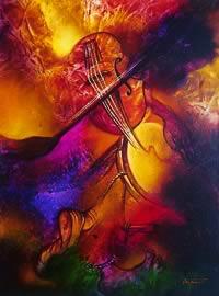 "Cultura", mixta s/tela. 30 x 40 cm.