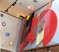 Octavio Herrera. Mural painting at the Madi Museum Lobby