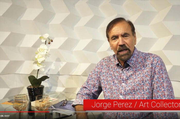 Jorge Perez en Pinta Miami